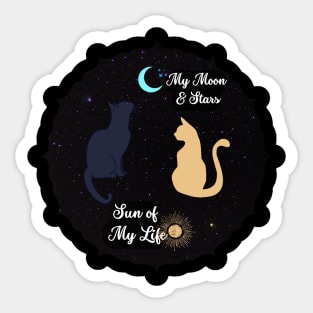 Sun of My Life, My Moon & Stars Sticker